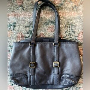 Frye lily leather tote bag